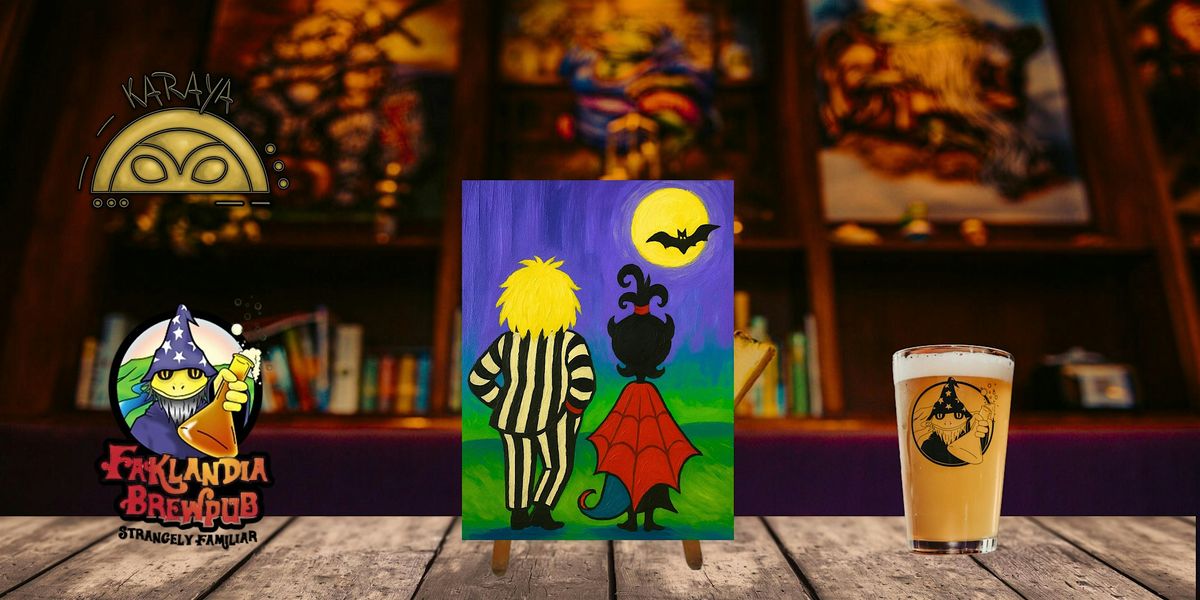Beetlejuice - Paint & Sip at Faklandia Brewpub