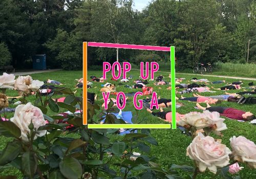 POP UP YOGA im Rosengarten an der Isar (mit Live-Stream f\u00fcr Zuhause)
