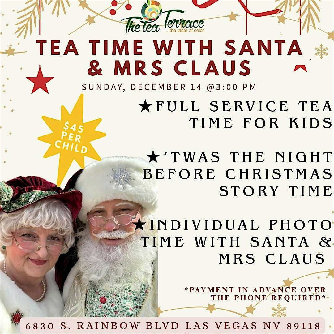 Tea Time with Santa and Mrs. Claus