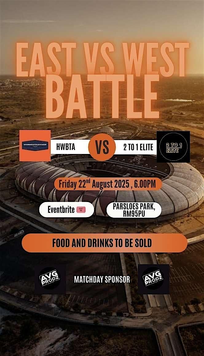 HWBTA VS 2 TO 1 FOOTBALL (EAST VS WEST)