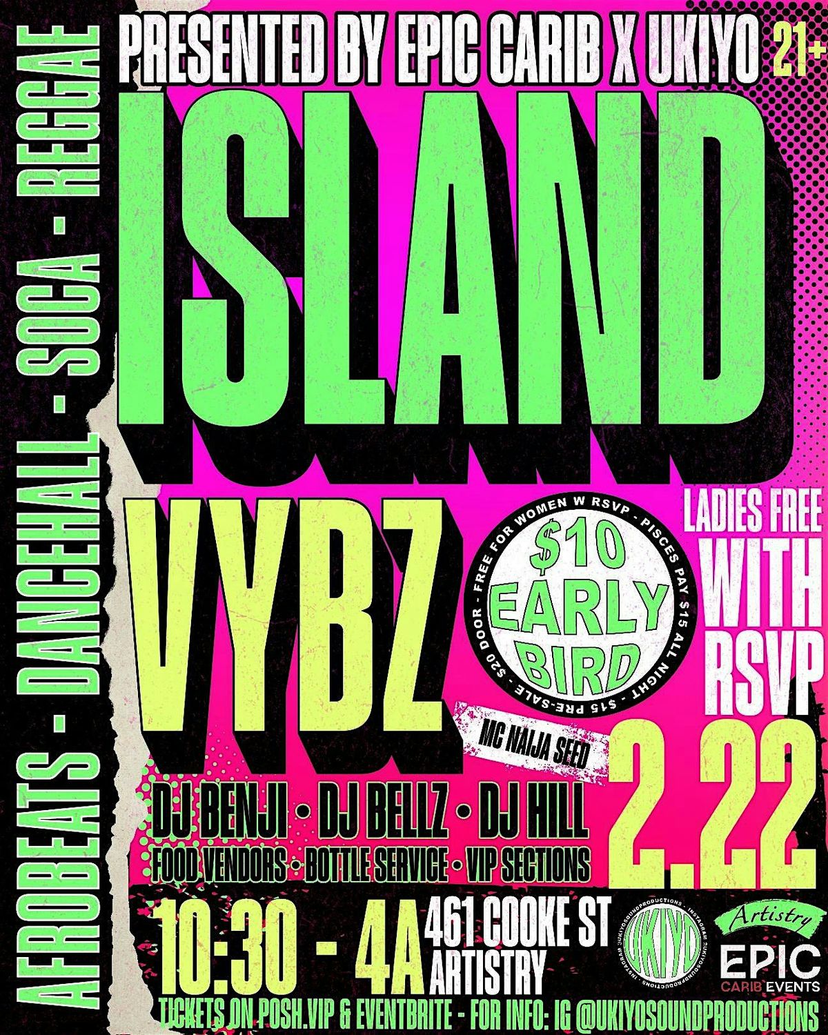 ISLAND VYBZ: AN AFROBEATS & CARIBBEAN PARTY