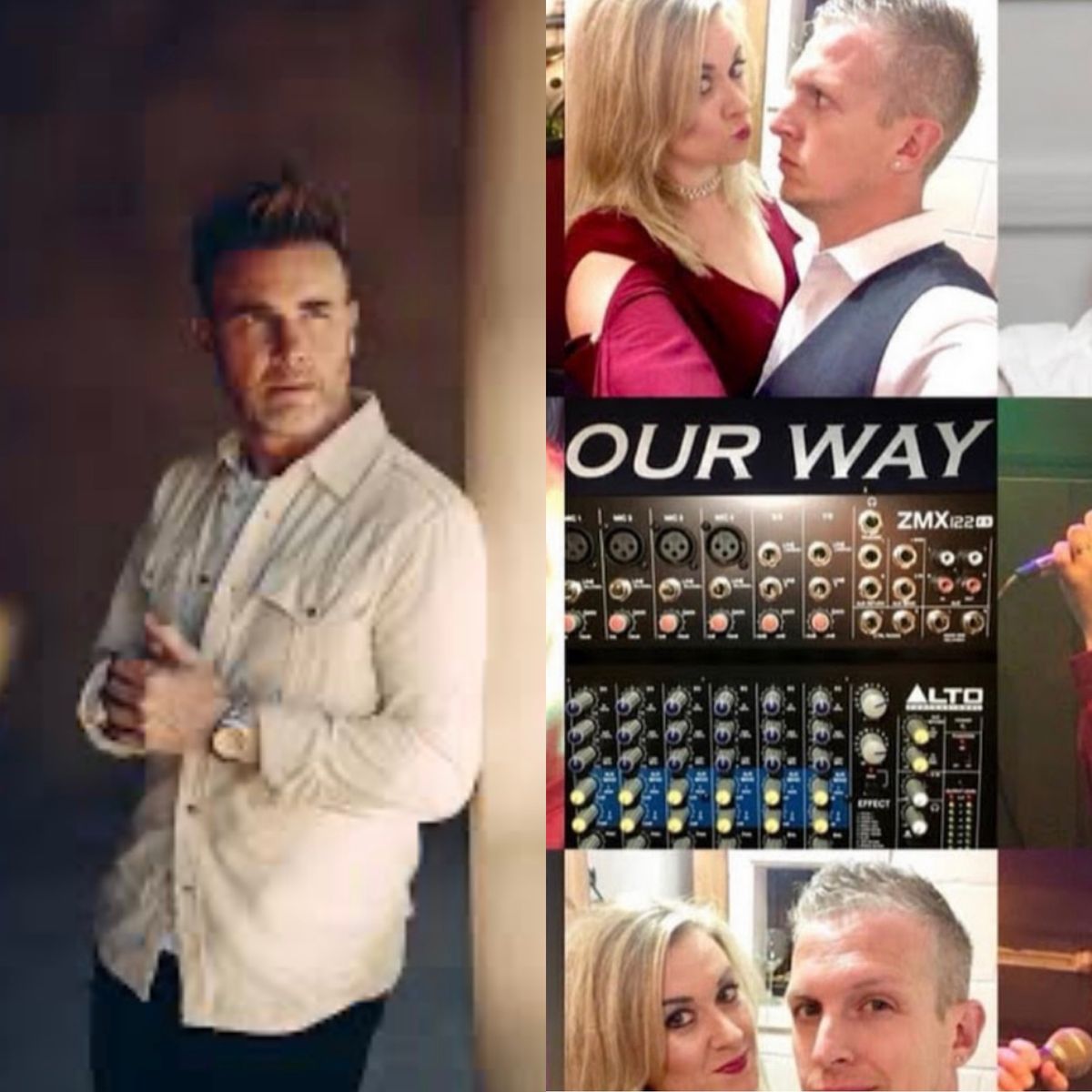 Gary Barlow Tribute & Singing Duo Our Way! 