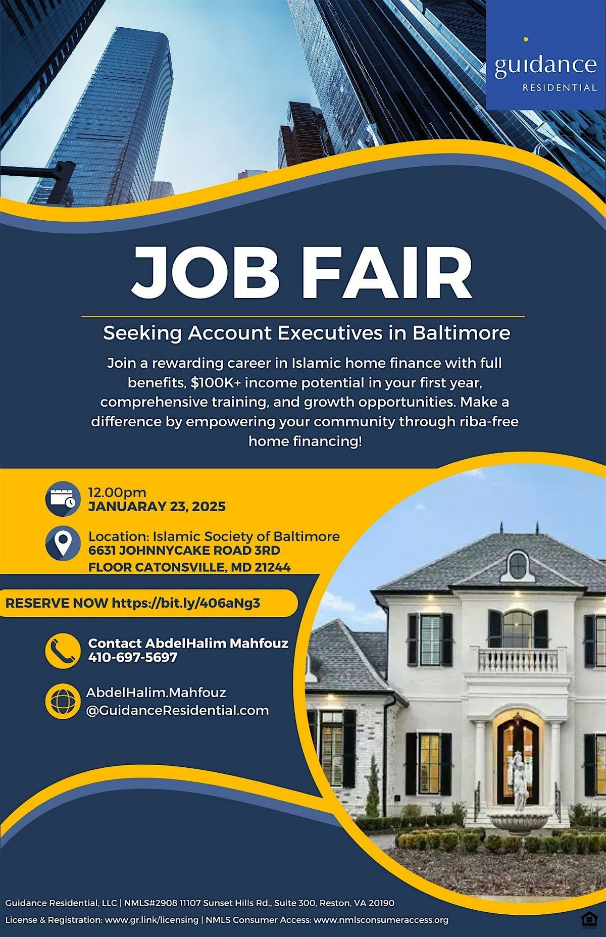 Guidance Residential Job Fair, Baltimore, MD