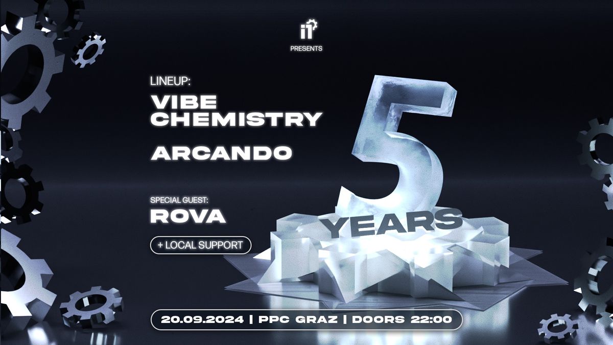 5 years I.ONE w\/ VIBE CHEMISTRY, ARCANDO & ROVA