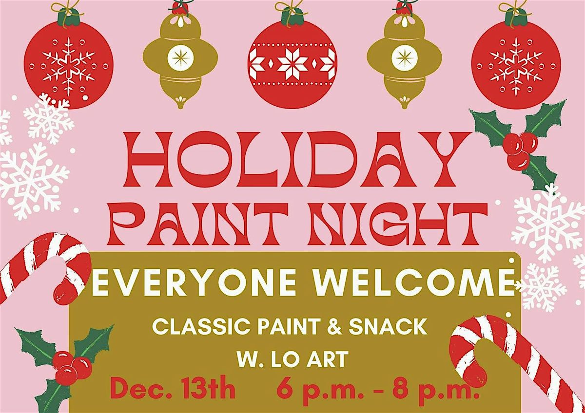 Holiday Paint and Sip