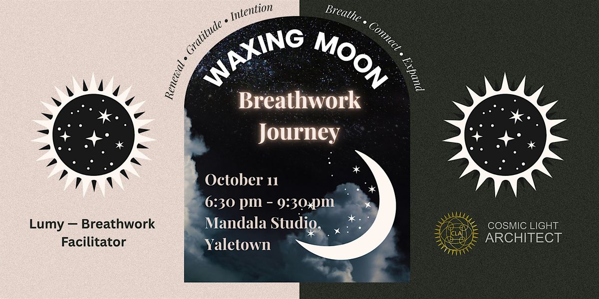 A Waxing Crescent Moon: Breathwork Journey