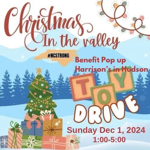 CHRISTMAS IN THE VALLEY BENEFIT POPUP TOY DRIVE 