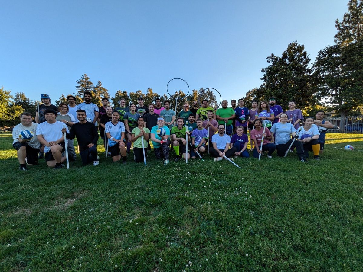 The Quid-ish Broom Angels Cup (New Players Welcome, No Tackling, No-sting Dodgeballs)