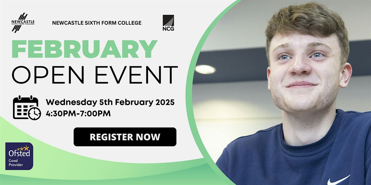 Newcastle Sixth Form College - February Open Event 2025