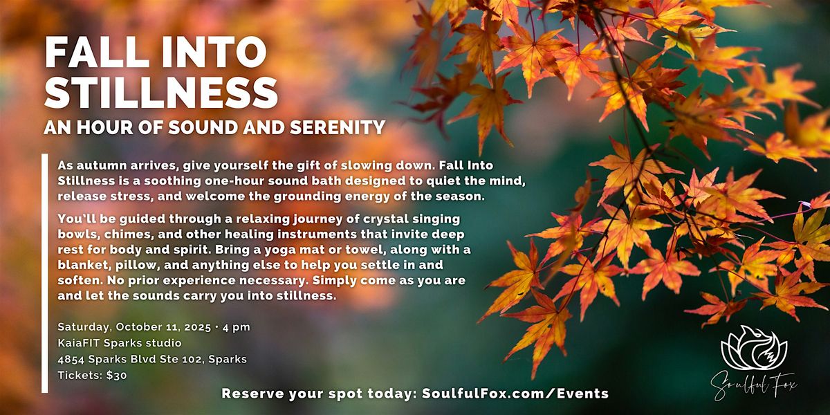 Fall Into Stillness