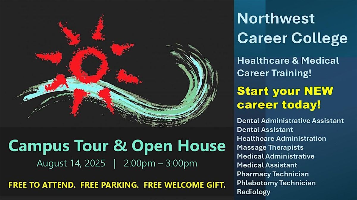 Free Open House. Healthcare and Medical Career Training