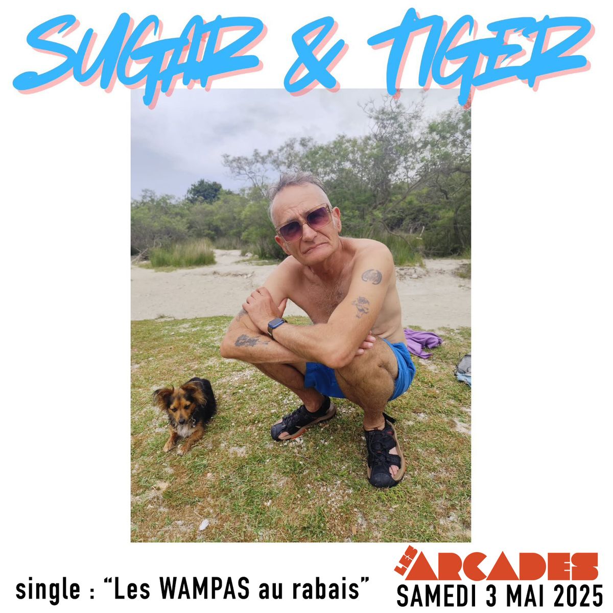 SUGAR & TIGER (Les Wampas au rabais) aux ARCADES LE 3 MAI 2025