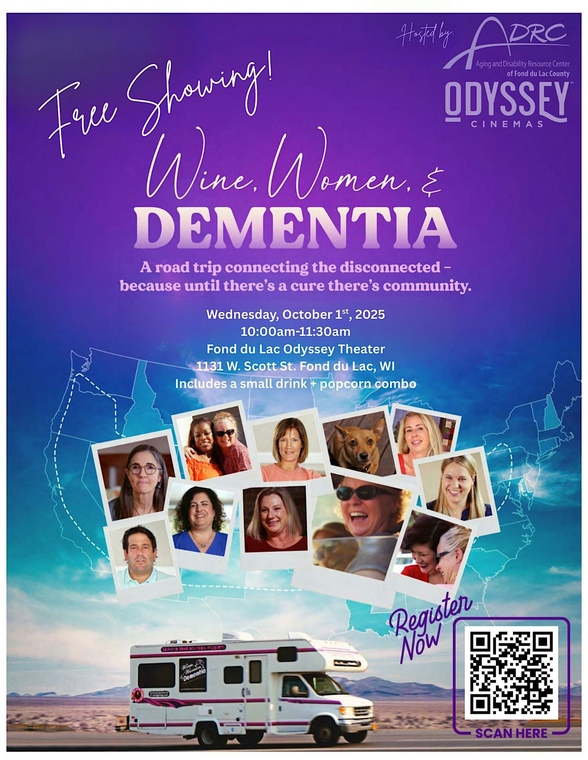 Wine, Women, & Dementia Documentary Showing - FREE!
