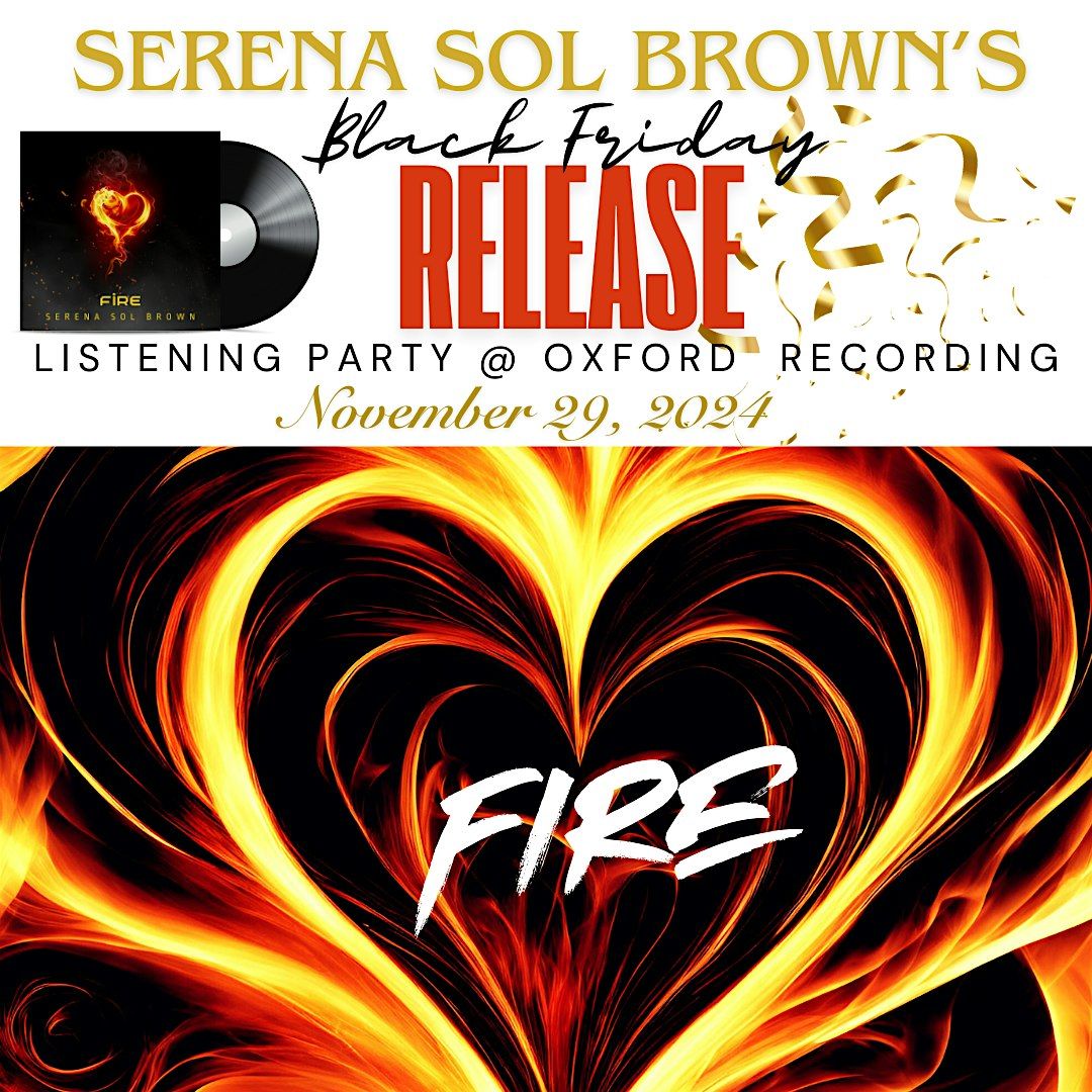 Serena Sol Brown's Black Friday Release Listening Party