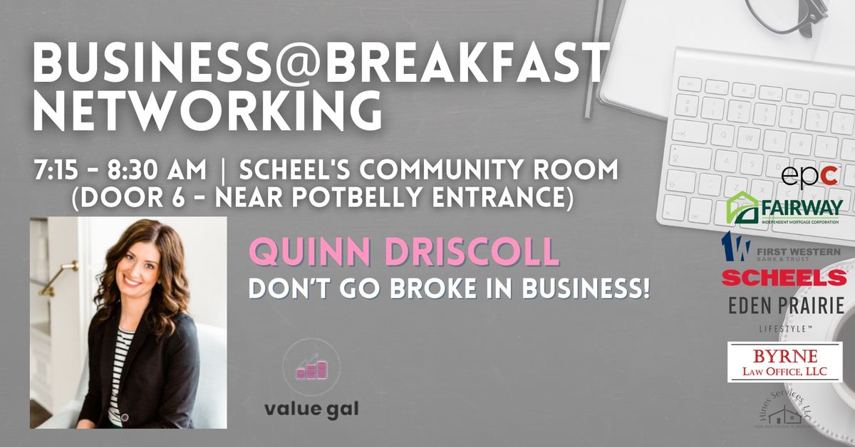 Business@Breakfast Networking W\/ Value Gal