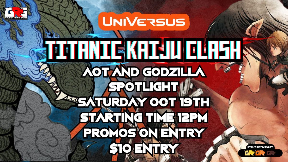 GRG UniVersus Titanic Kaiju Clash