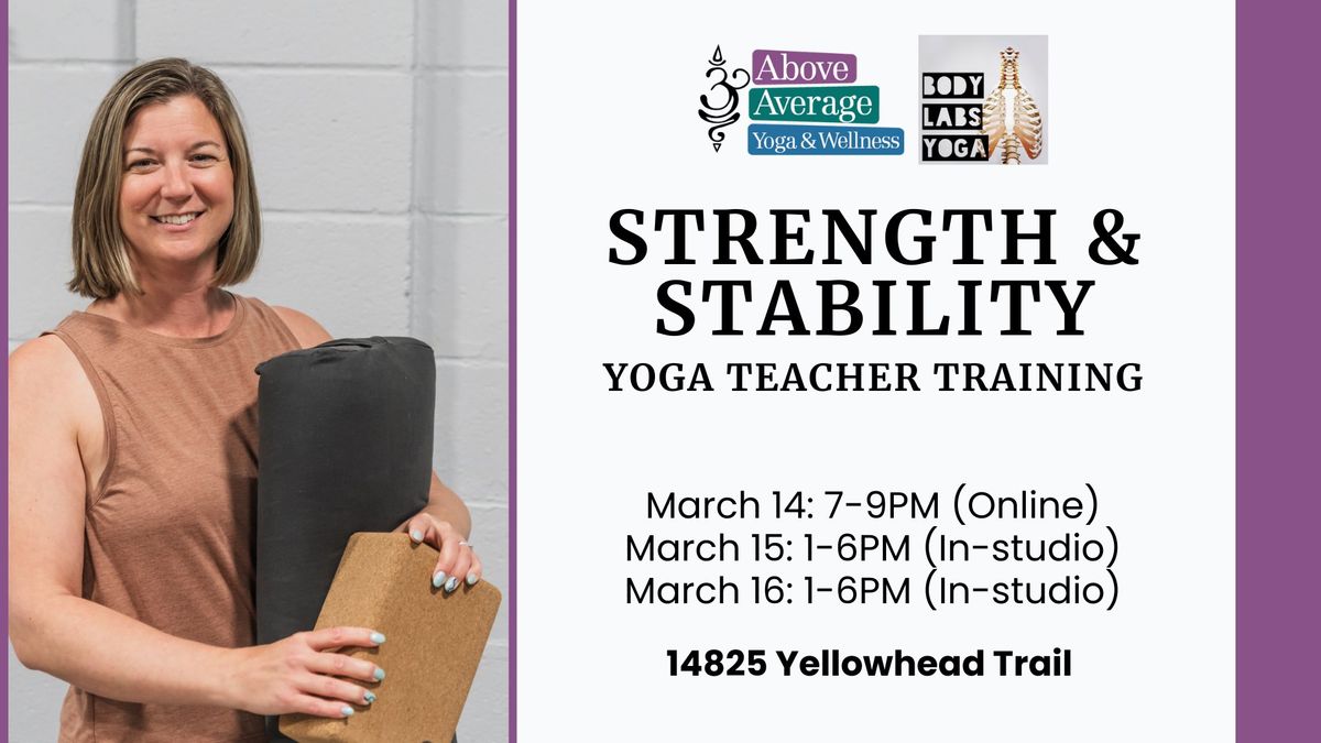 Strength & Stability Yoga Teacher Training