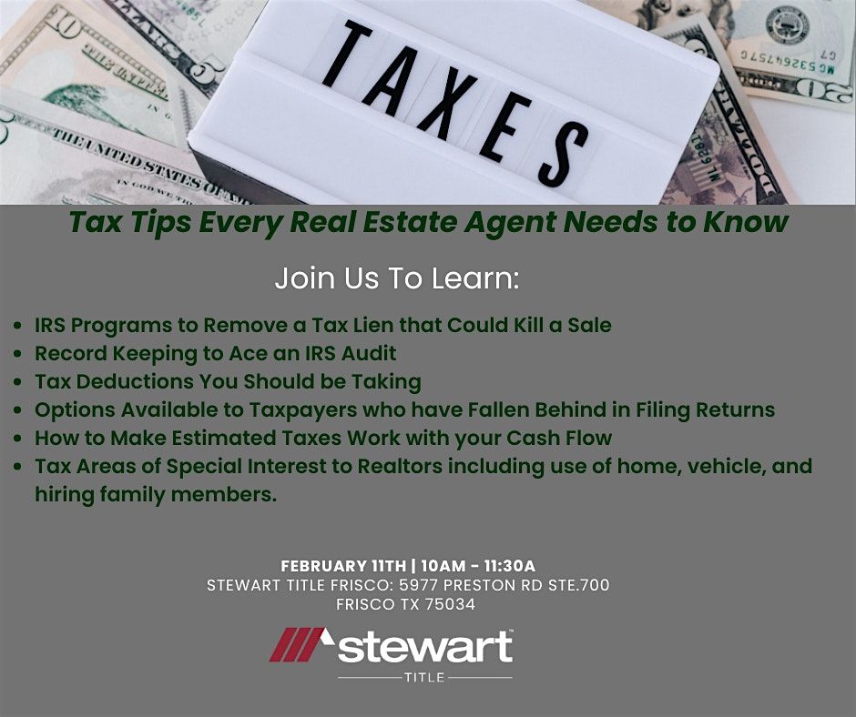 Tax Tips Every Real Estate Agent Needs To Know