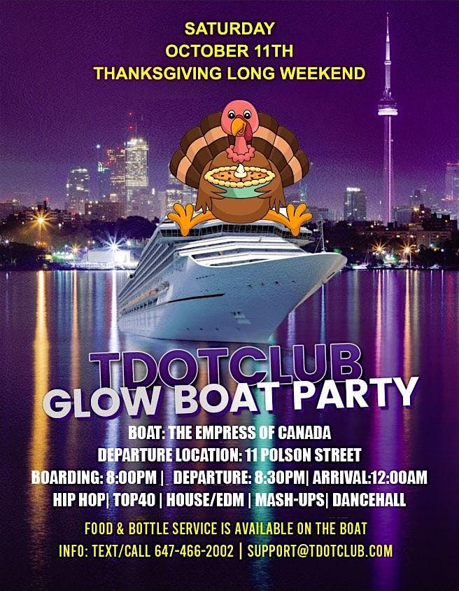 Tdotclub Glow Booze Cruise 2025-October 11