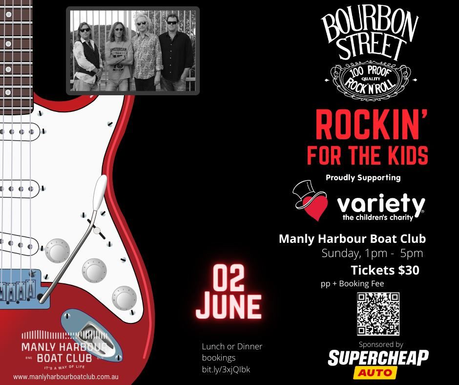 Rockin it for the kids! - Bourbon Street Band supporting Variety - the Children's Charity