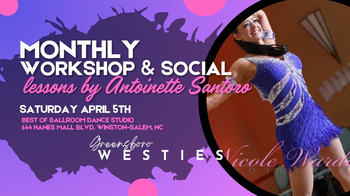 Greensboro Westies Monthly Workshop & Social with Antoinette Santoro