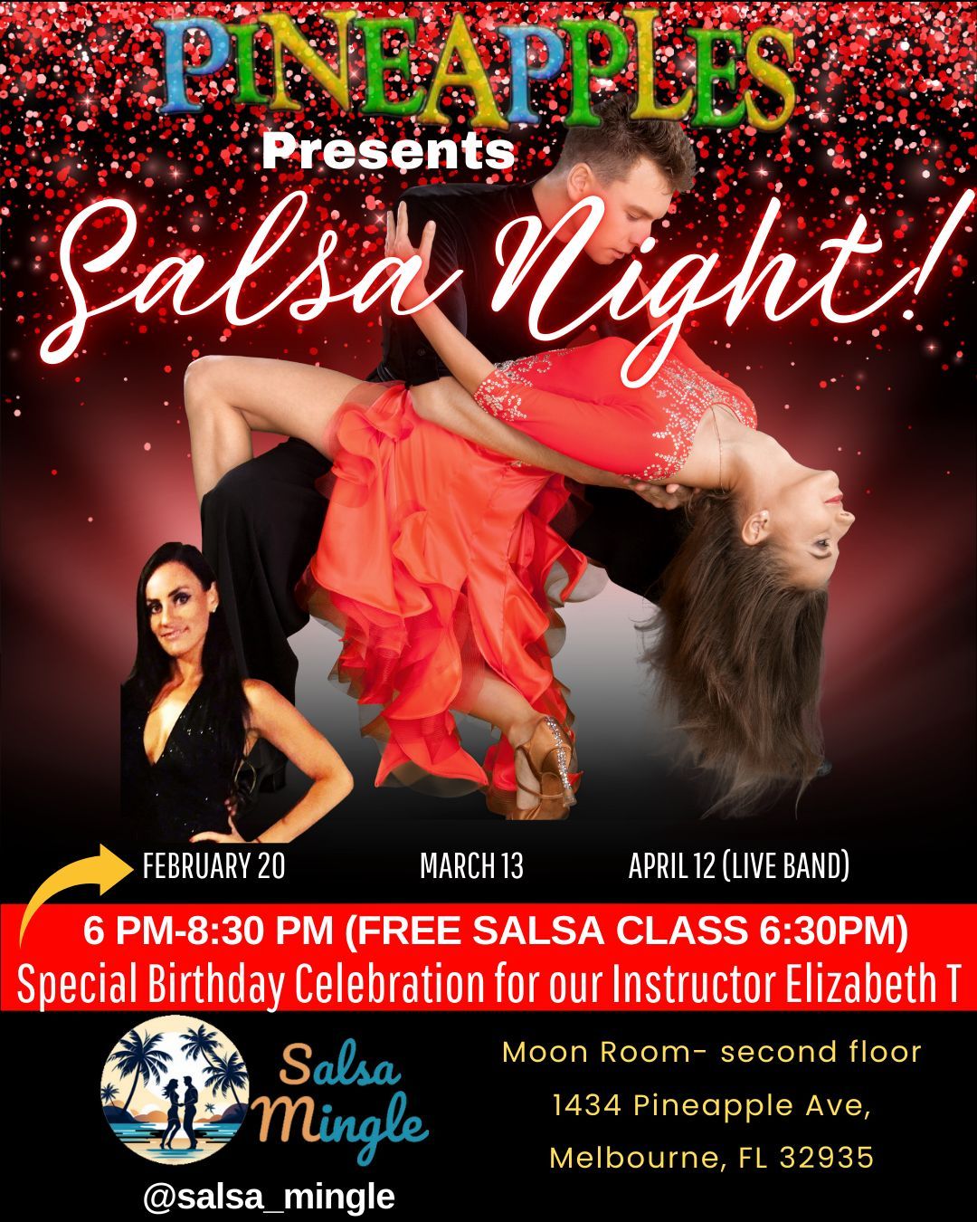 Pineapples Presents: Salsa night by Salsa Mingle!