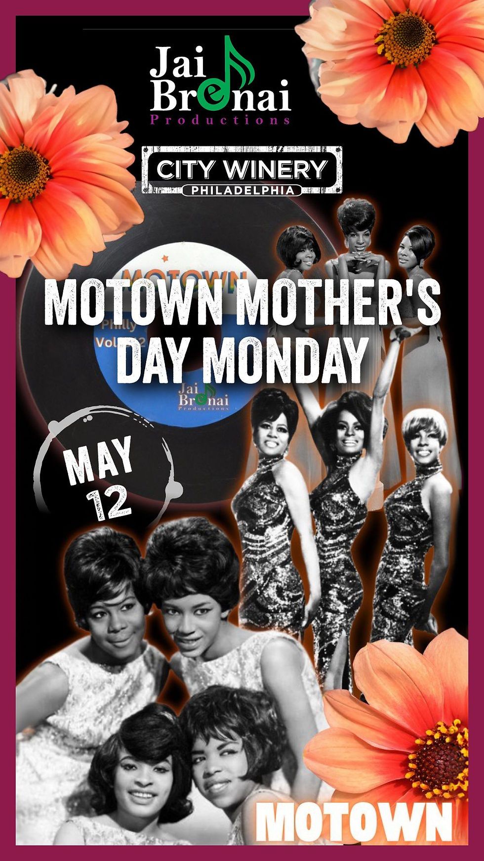 Motown Mothers Day Monday at City Winery - Philadelphia