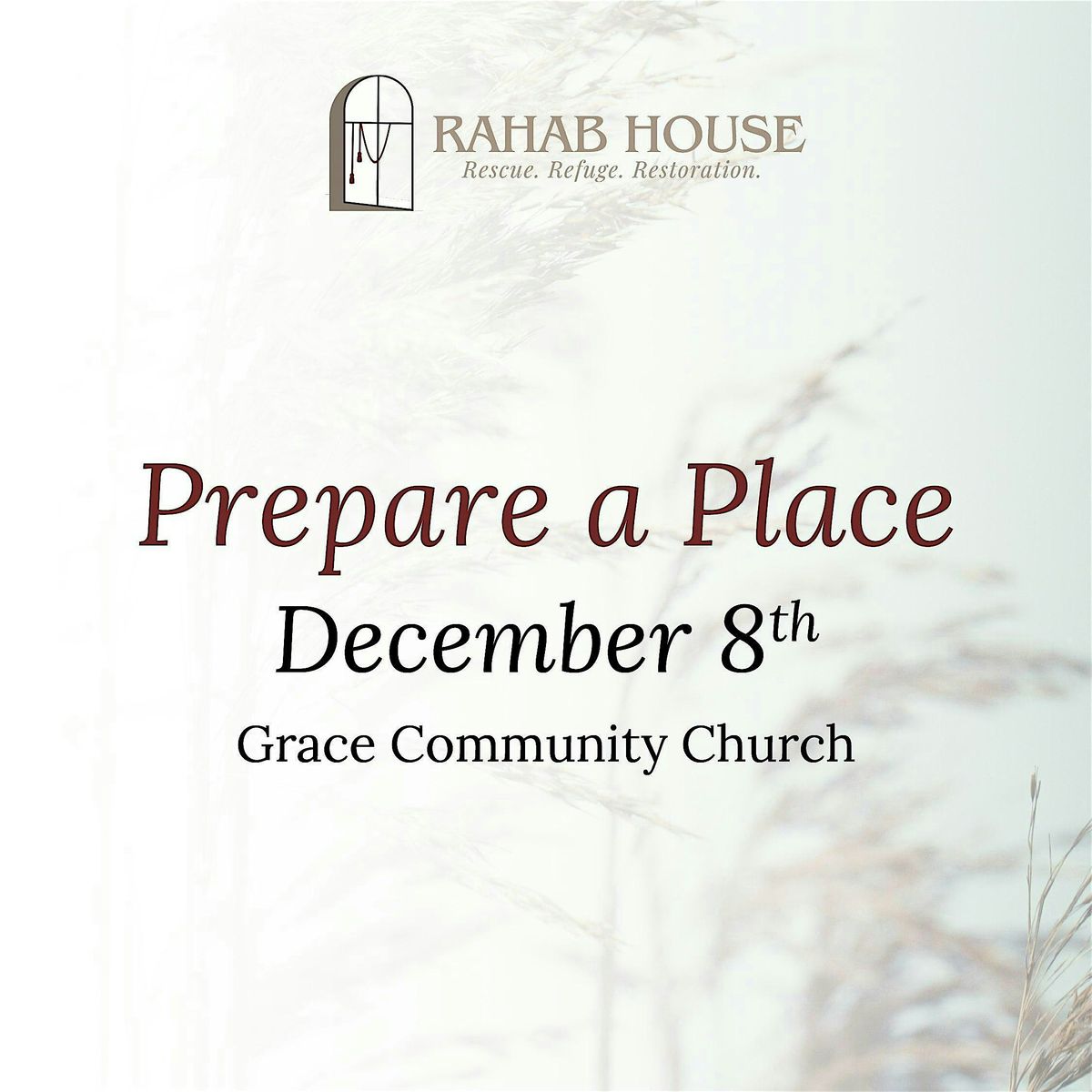 Prepare a Place