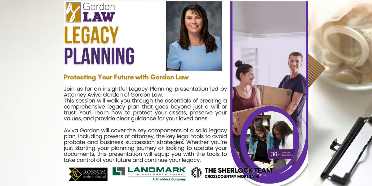 Gordon Law Legacy Planning