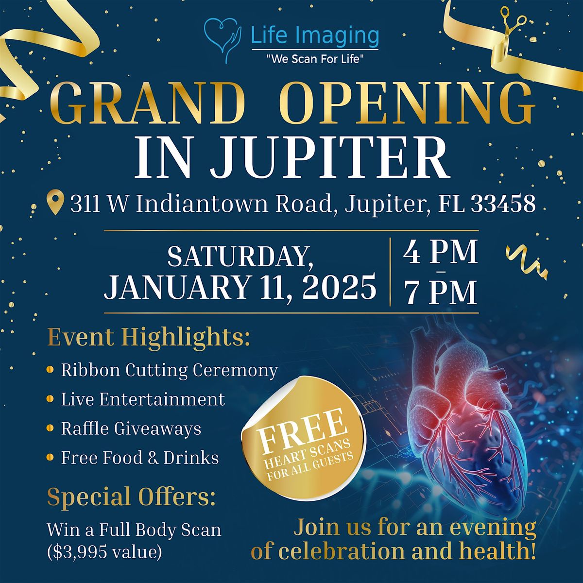 GRAND OPENING OF LIFE IMAGING JUPITER