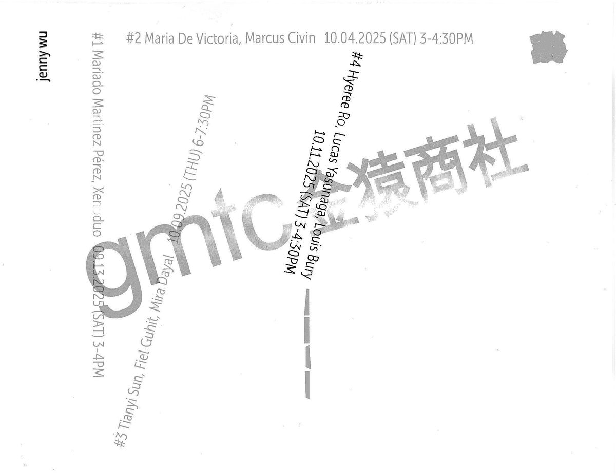 gmtc sessions #4: hyeree ro + lucas yasunaga + louis bury +  jenny wu