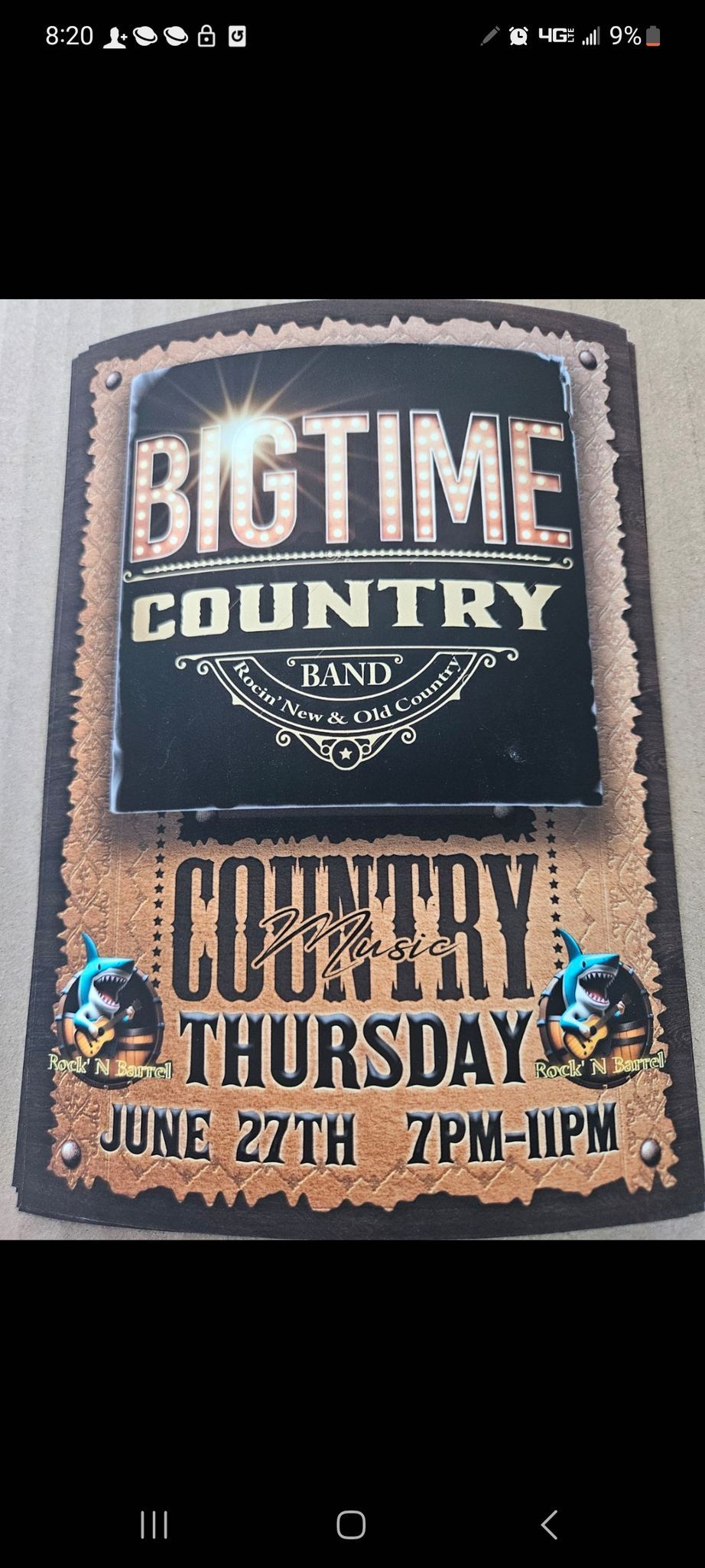 BIG COUNTRY BAND takes the Rocavaka Stage