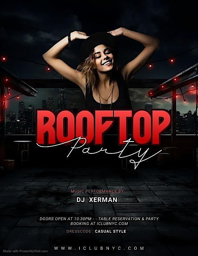 NYC ROOFTOP PARTY - REGGAETON ON THE ROOF