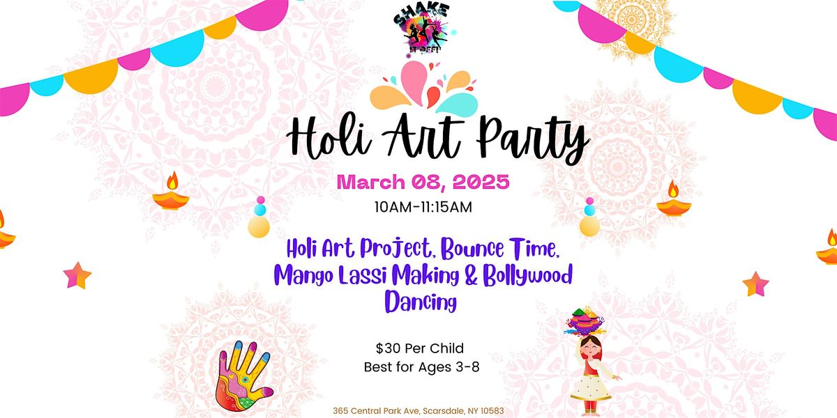 Shake it Off's Holi Art Party