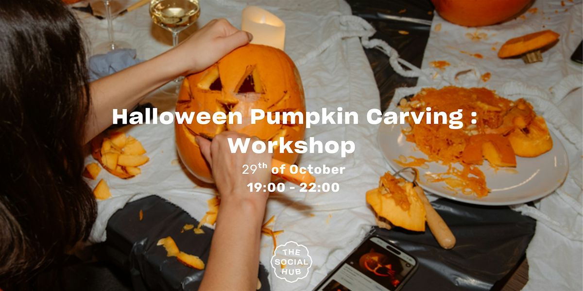 Halloween pumpkin carving workshop