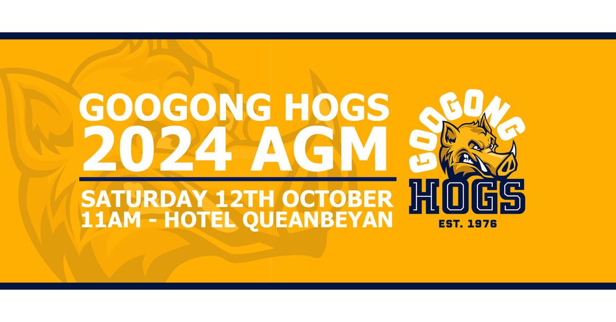 Googong Hogs 2024 Annual General Meeting