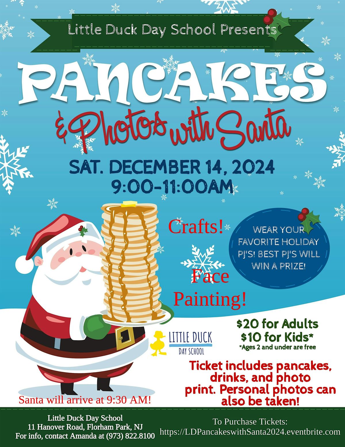 Pancakes and Pajamas with Santa!