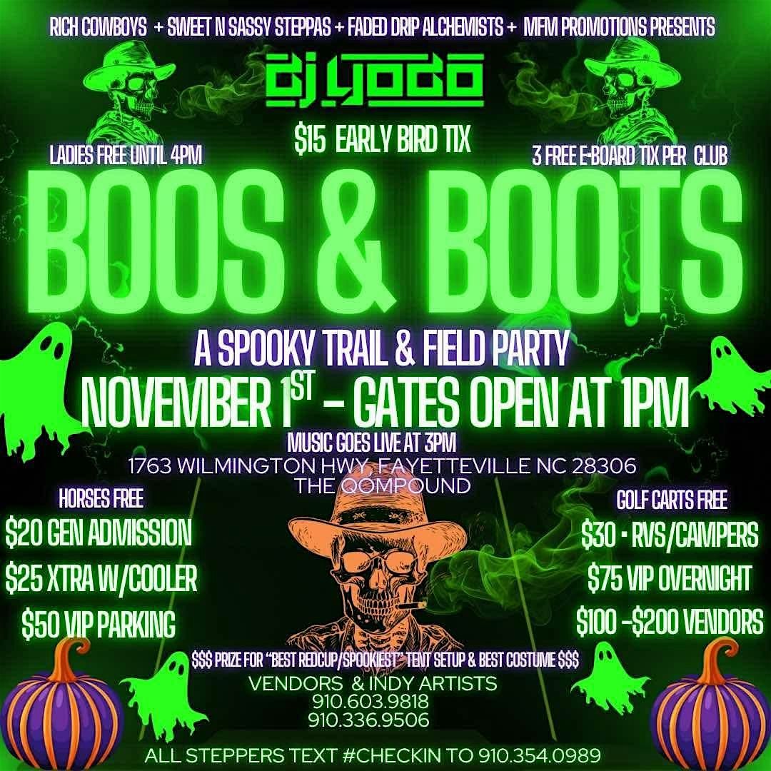 Boos & Boots Trail & Field Party!
