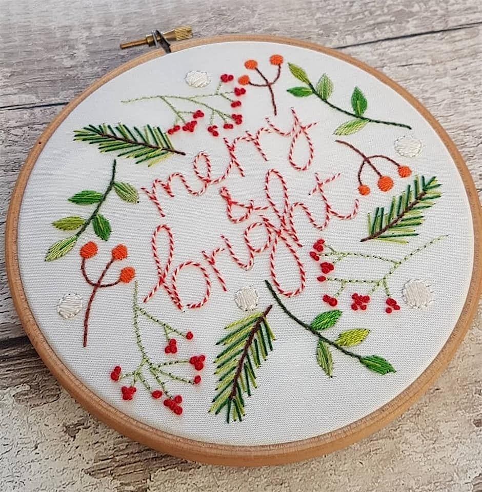 Christmas Embroidery Workshop