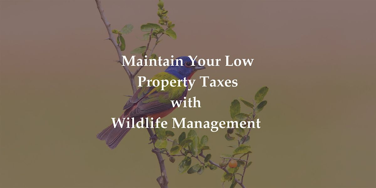 Introduction to Wildlife Management - New Braunfels