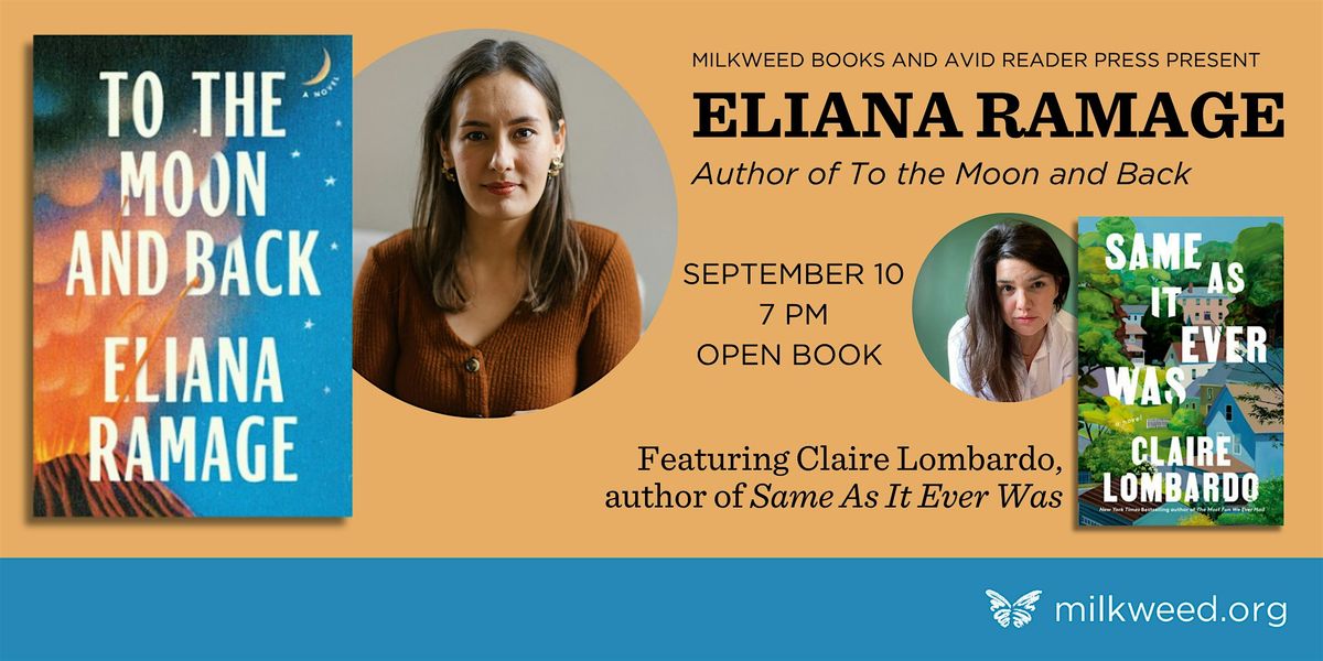 In person: Eliana Ramage book launch with Claire Lombardo