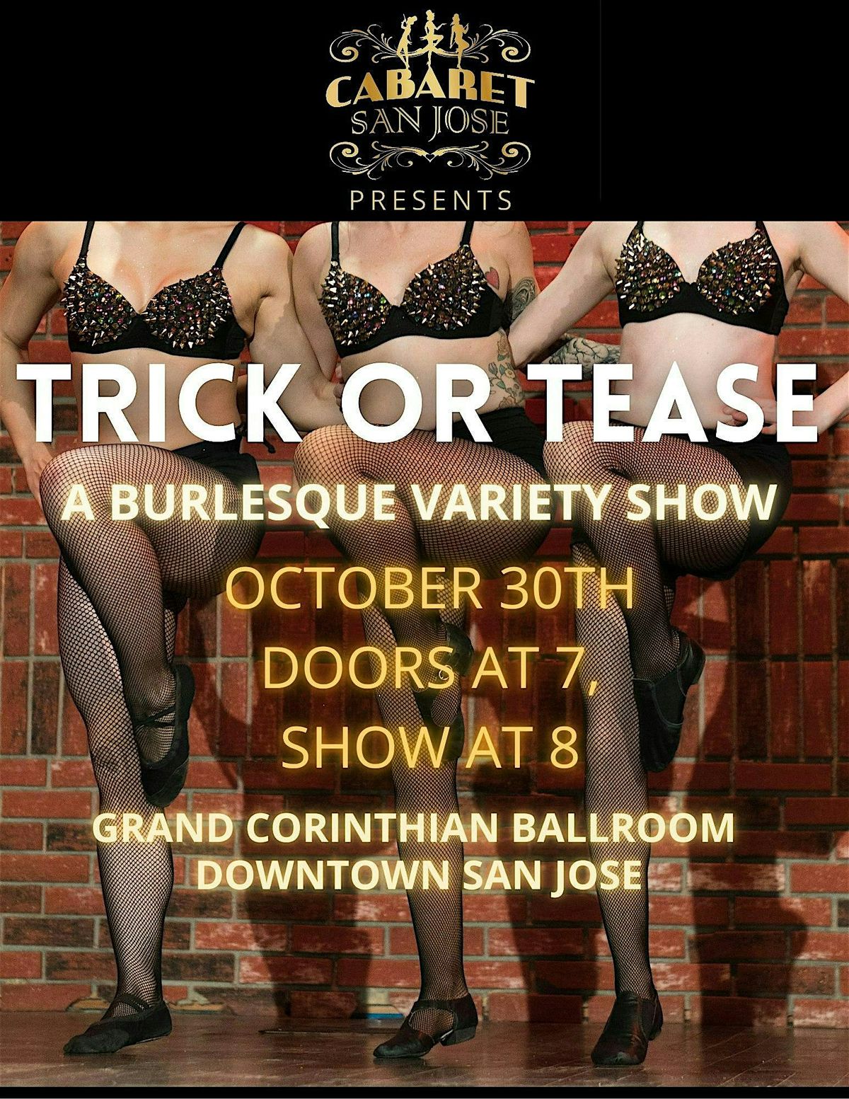 Cabaret San Jose Presents: Trick or Tease (a live variety show)