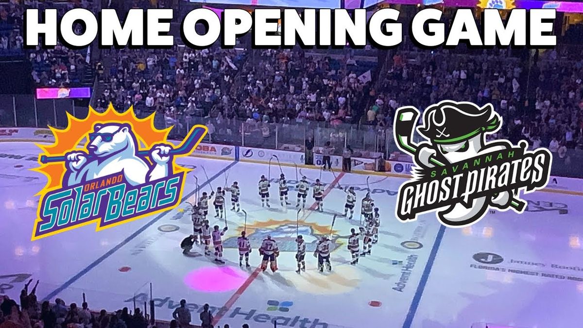 Orlando Solar Bears vs. Savannah Ghost Pirates
