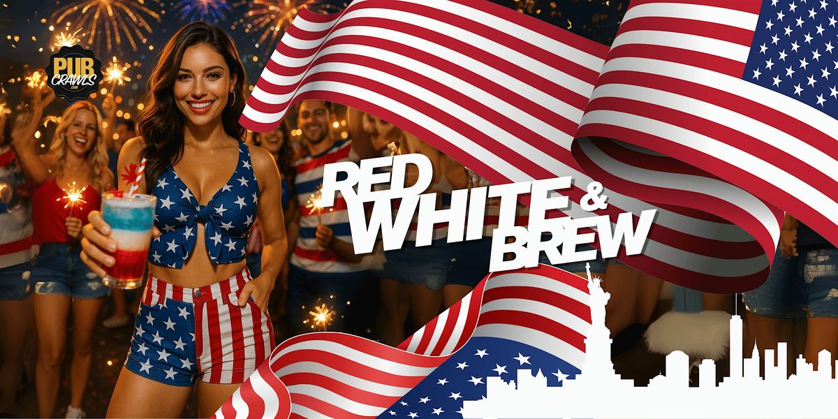 Jersey City Red White & Brew 4th of July Bar Crawl