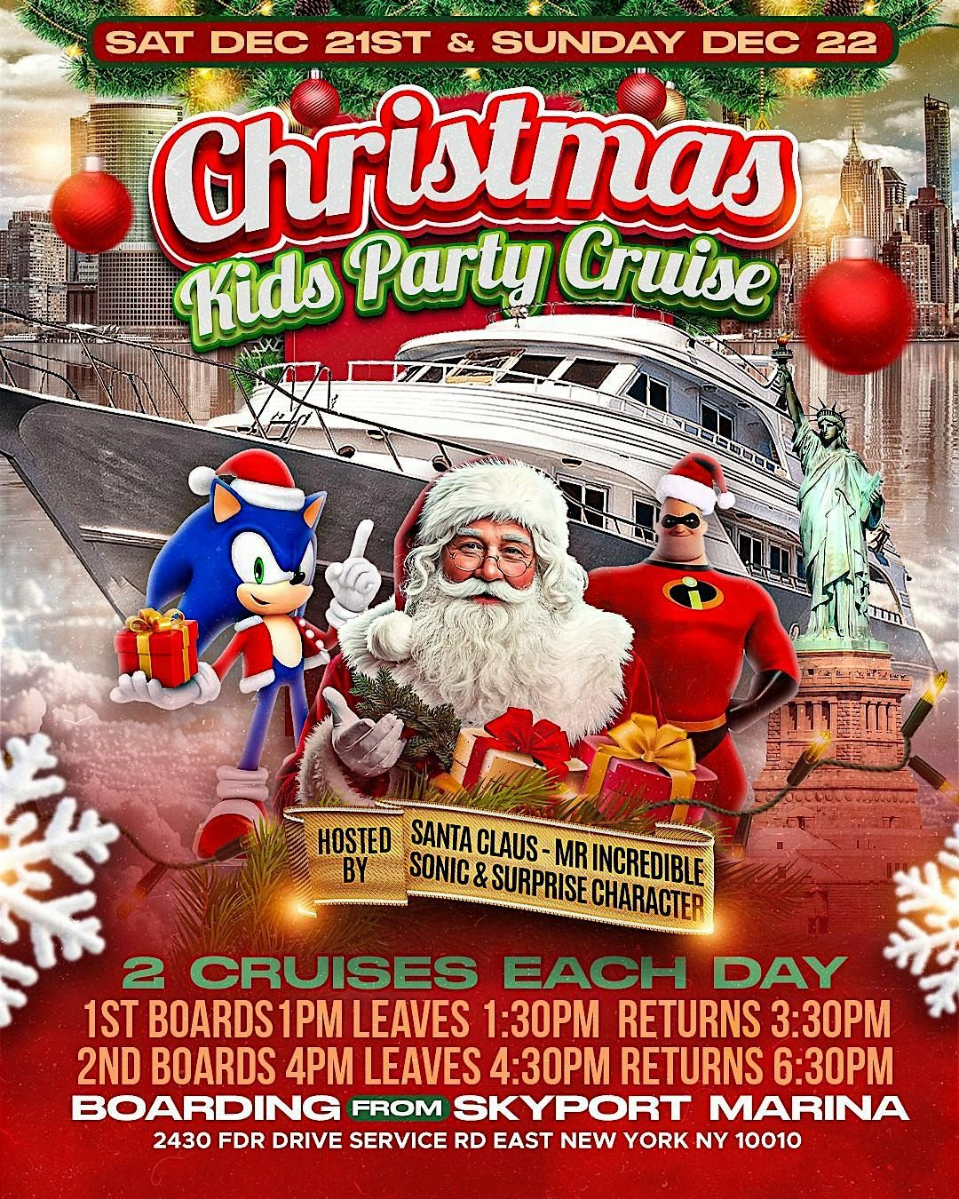 Christmas Kids Party Cruise