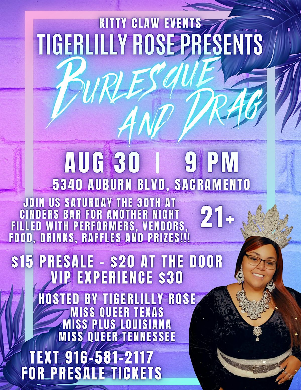Burlesque and Drag Show hosted by Tigerlilly Rose