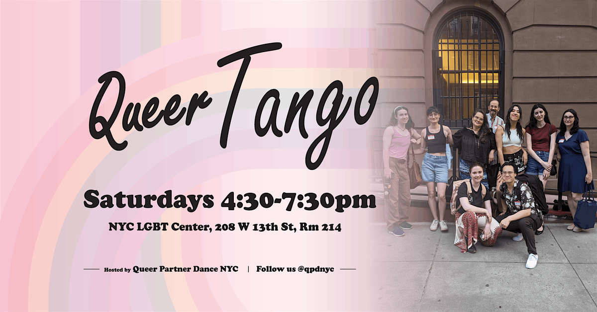 Queer Tango Classes - Saturdays at the LGBT Center