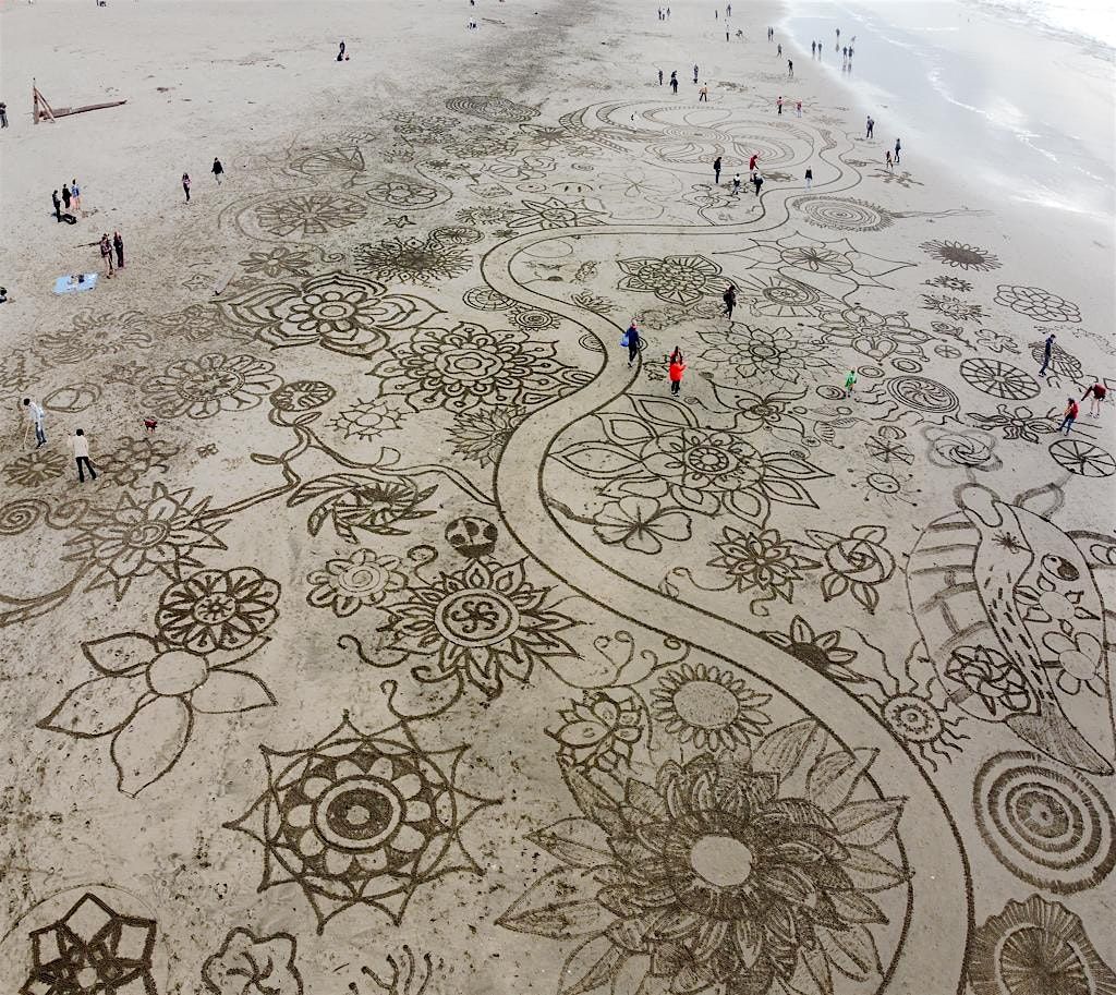 Free Community Art-Making on the Beach