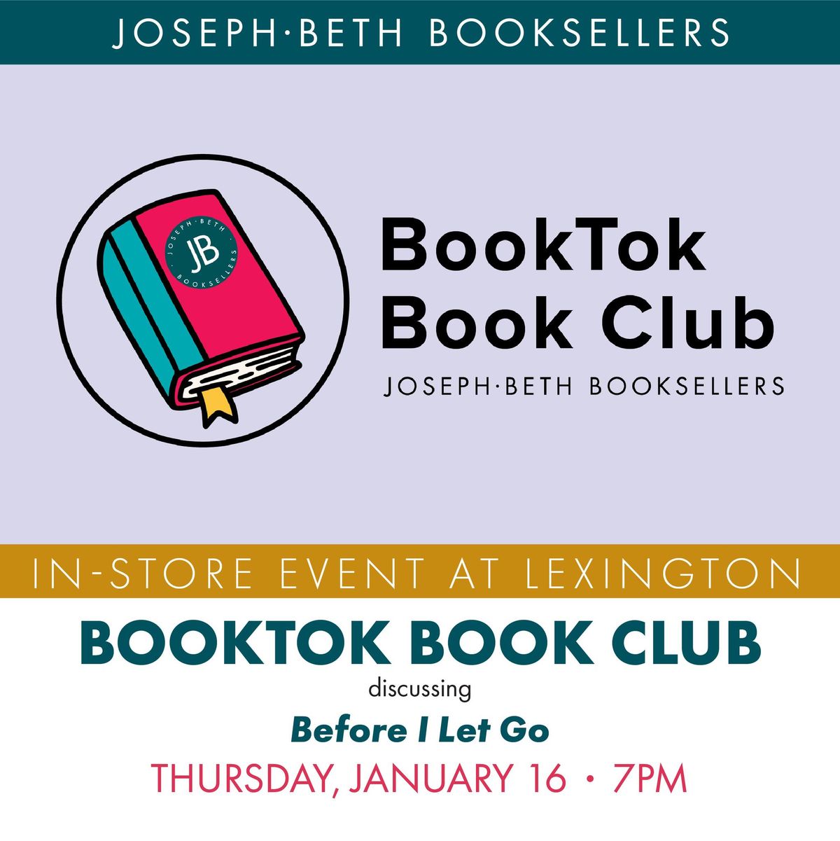 Joseph-Beth Booksellers BookTok Book Club