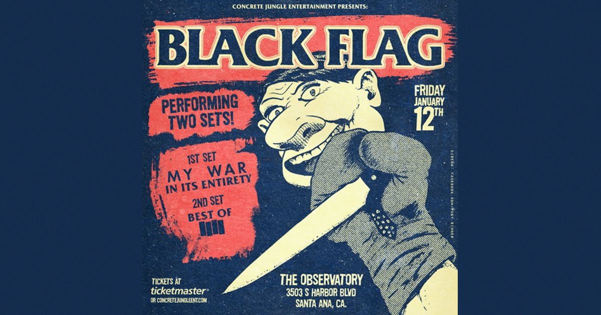 Nothing Less Booking Presents - Black Flag